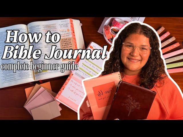 How to Bible Journal a complete beginner guide✨