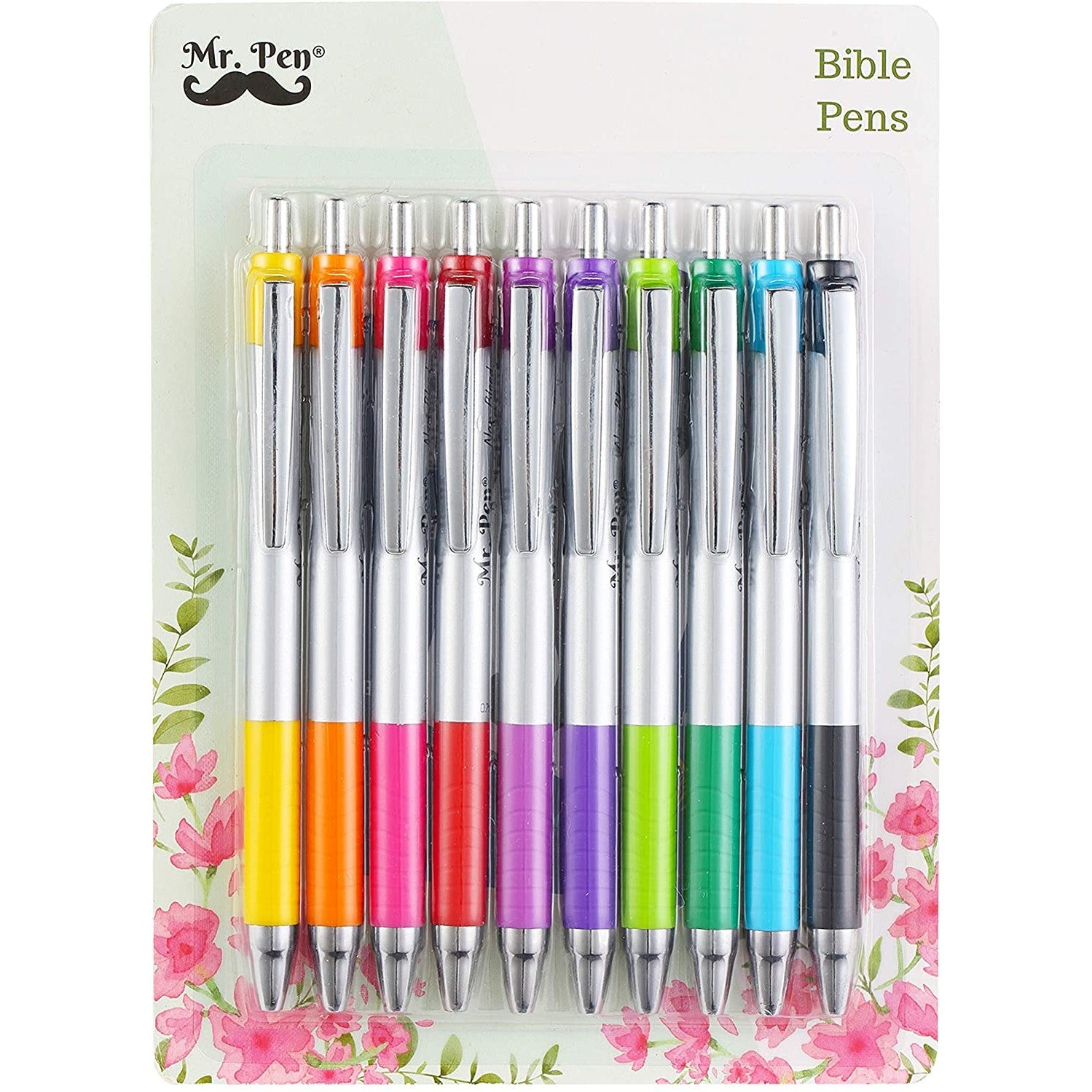 Pen Bible Retractable Pens, 10 Pack, No-Bleed - Main Image