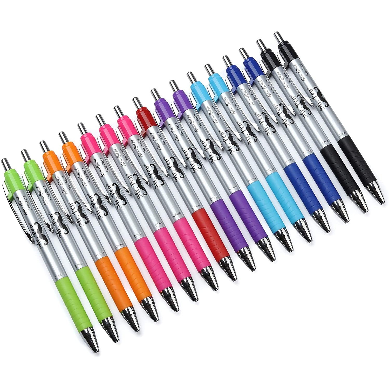 Pen Bible Pens, 16 Pack, No-Bleed Colored Ink,