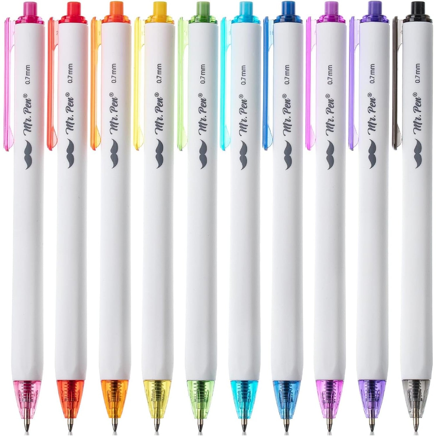 Pen Bible Ballpoint Pens, 10 Pack, Colorful Ink