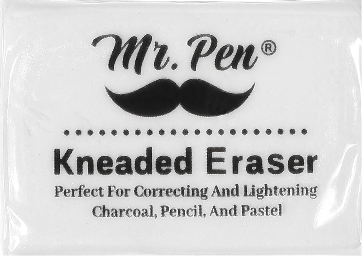 White Kneaded Erasers, 12 Pack, Moldable Art Erasers for Artists
