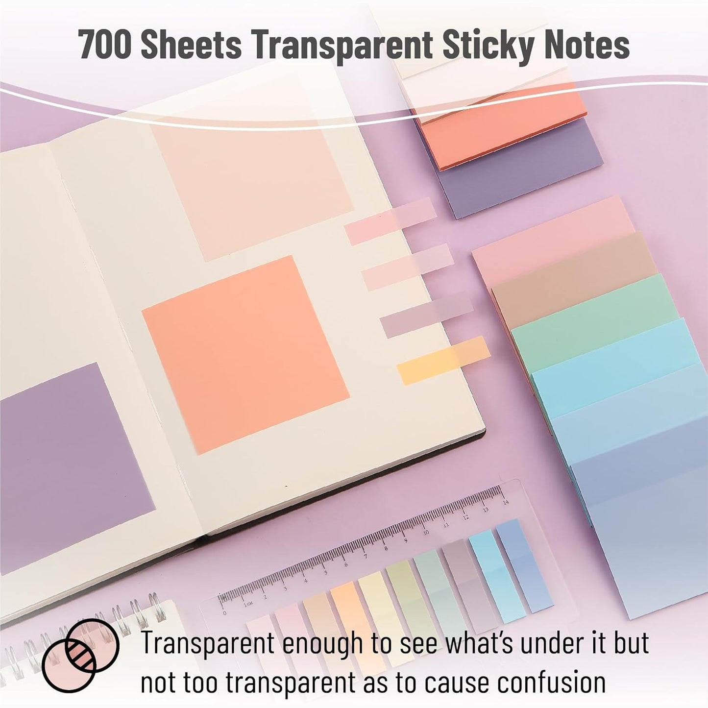 Aesthetic Book Annotation Kit, 38 Pcs, Highlighters, Gel Pens & Sticky Notes Set