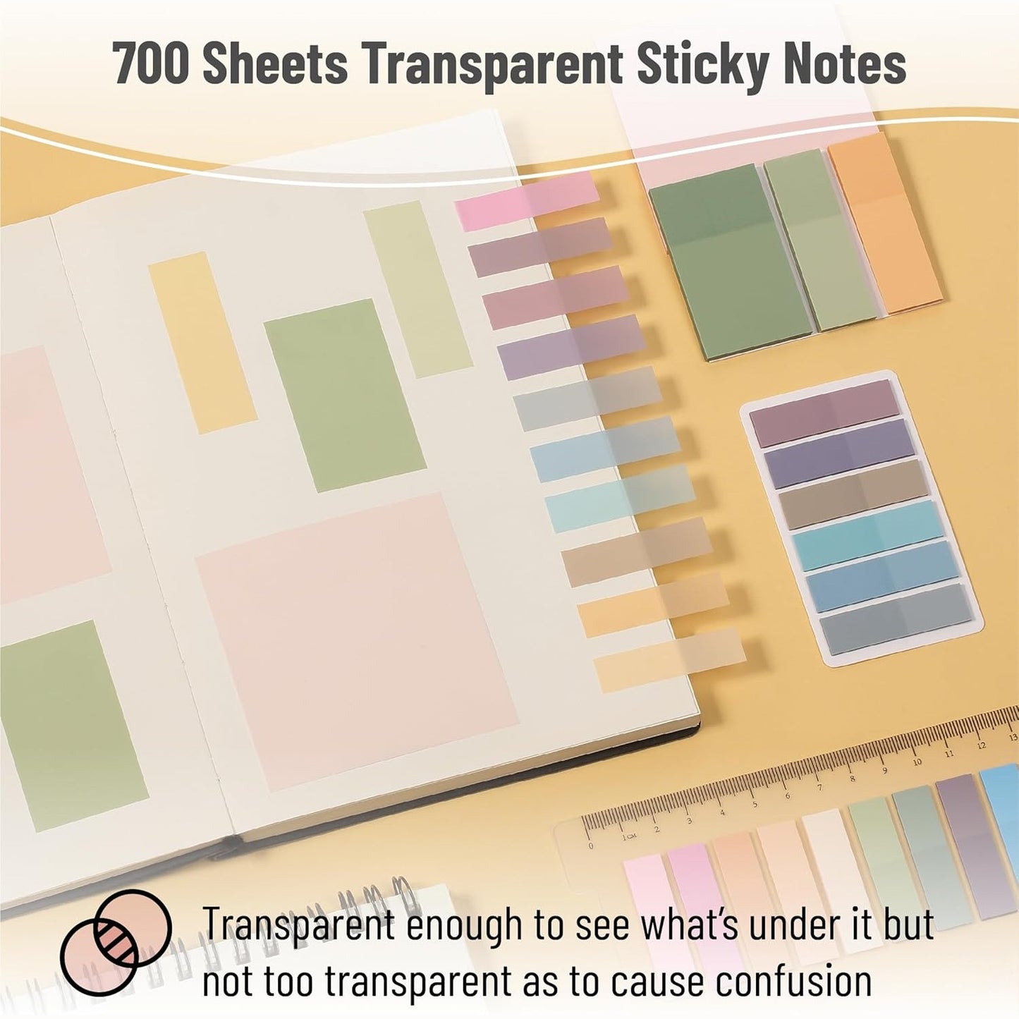 Aesthetic Book Annotation Kit, 38 Pcs, Highlighters, Gel Pens & Sticky Notes Set