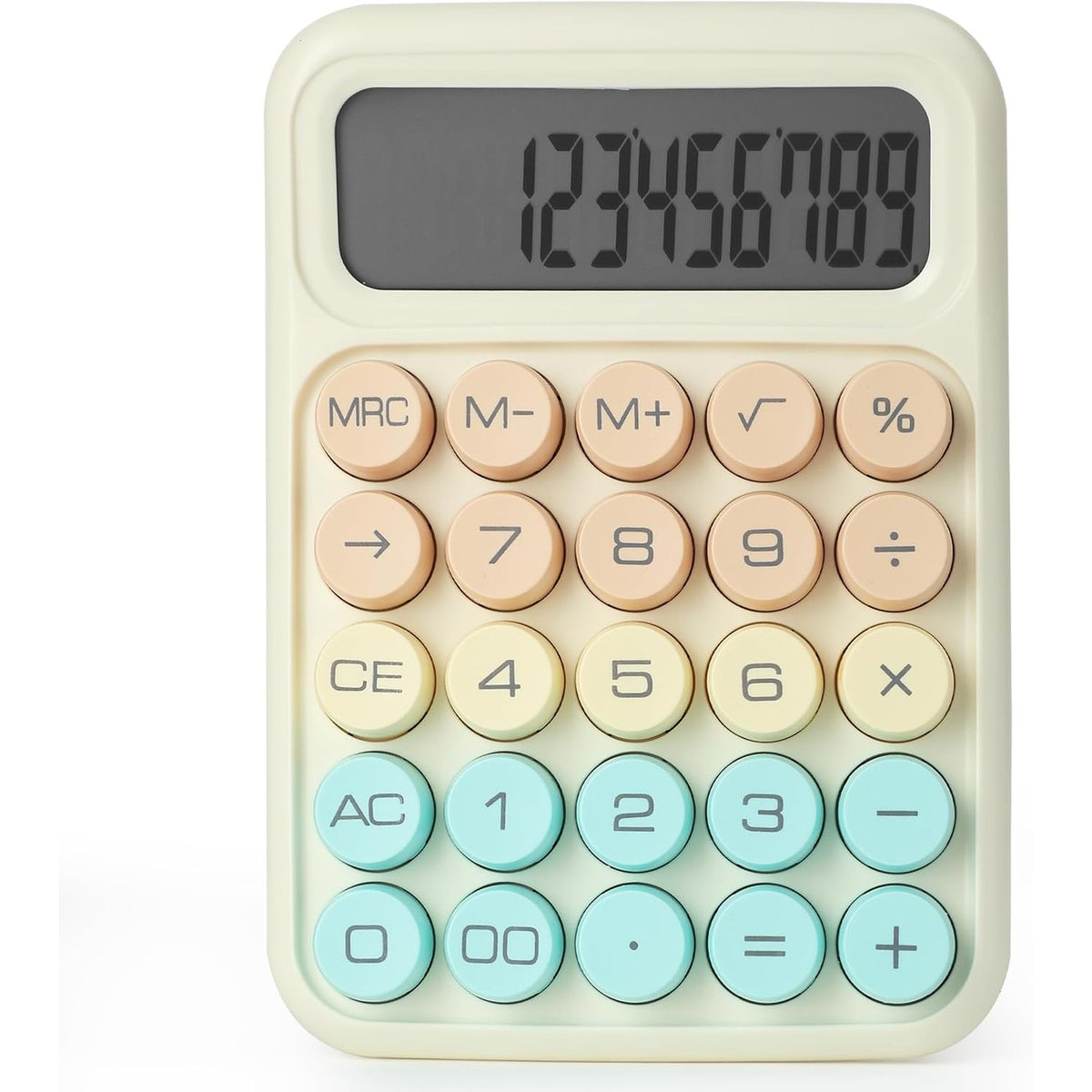Mr. Pen- Mechanical Switch Calculator, 12Digits, Large LCD Display, Colorful Calculator Big Buttons, Mechanical Calculator
