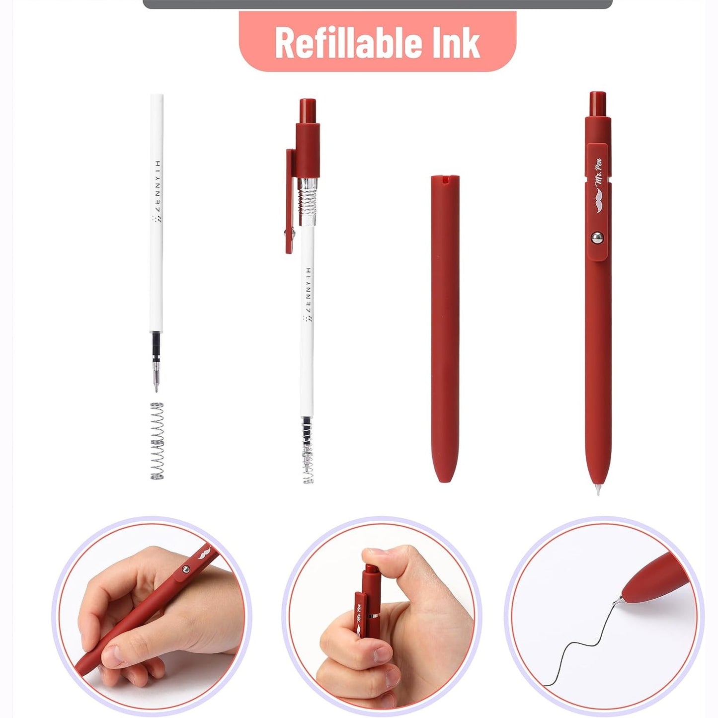 Bible Highlighters and Pens, 8 Pack, No Bleed Assorted Colors