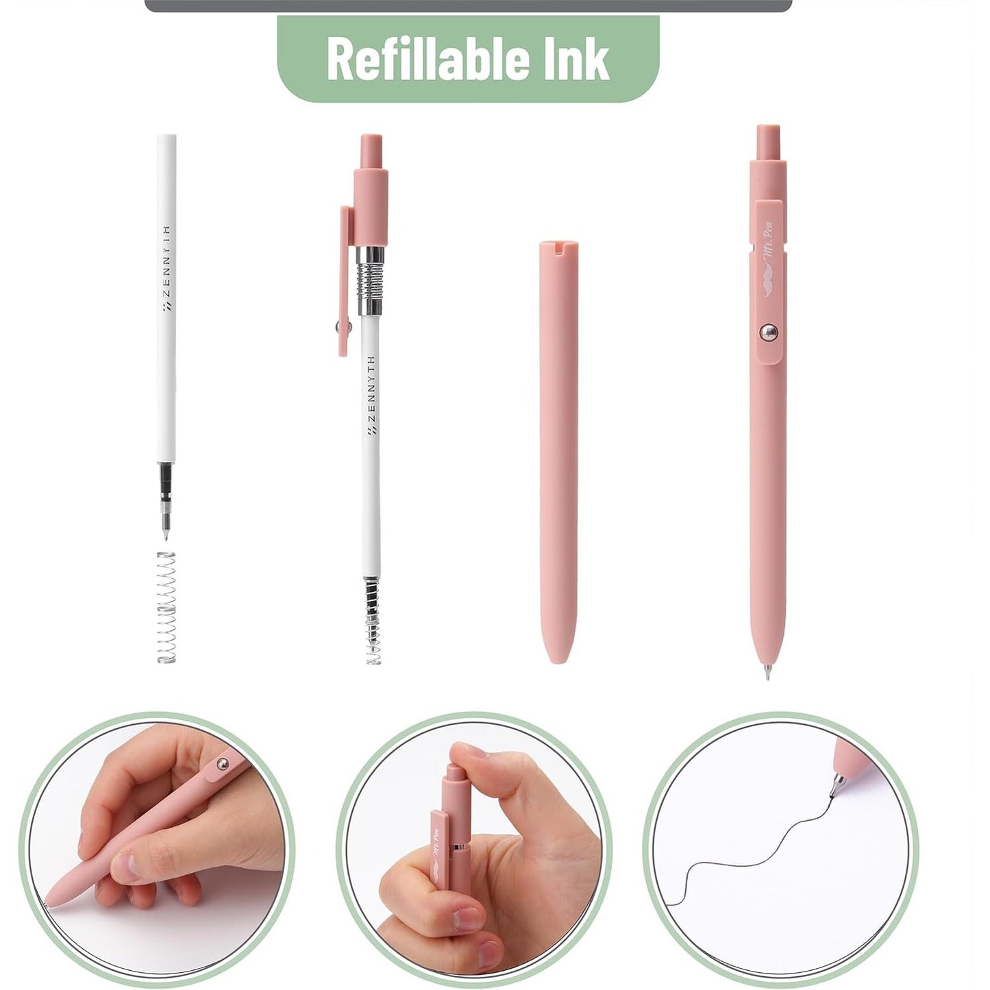 Bible Highlighters and Pens, 8 Pack, Gel Highlighters, Bible Highlighters No Bleed, Bible Journaling Kit, Gel Highlighter No Bleed Through, Bible Highlighter