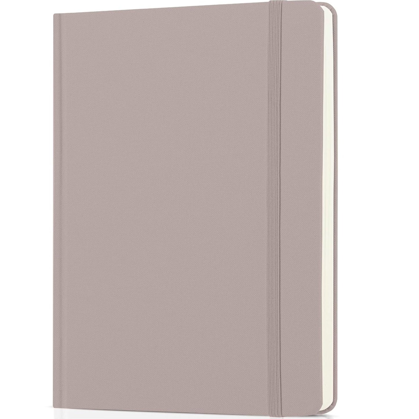 Customizable Dotted Journal Notebook, 5.7"x8.3", 160 Pages, Fabric Hardcover