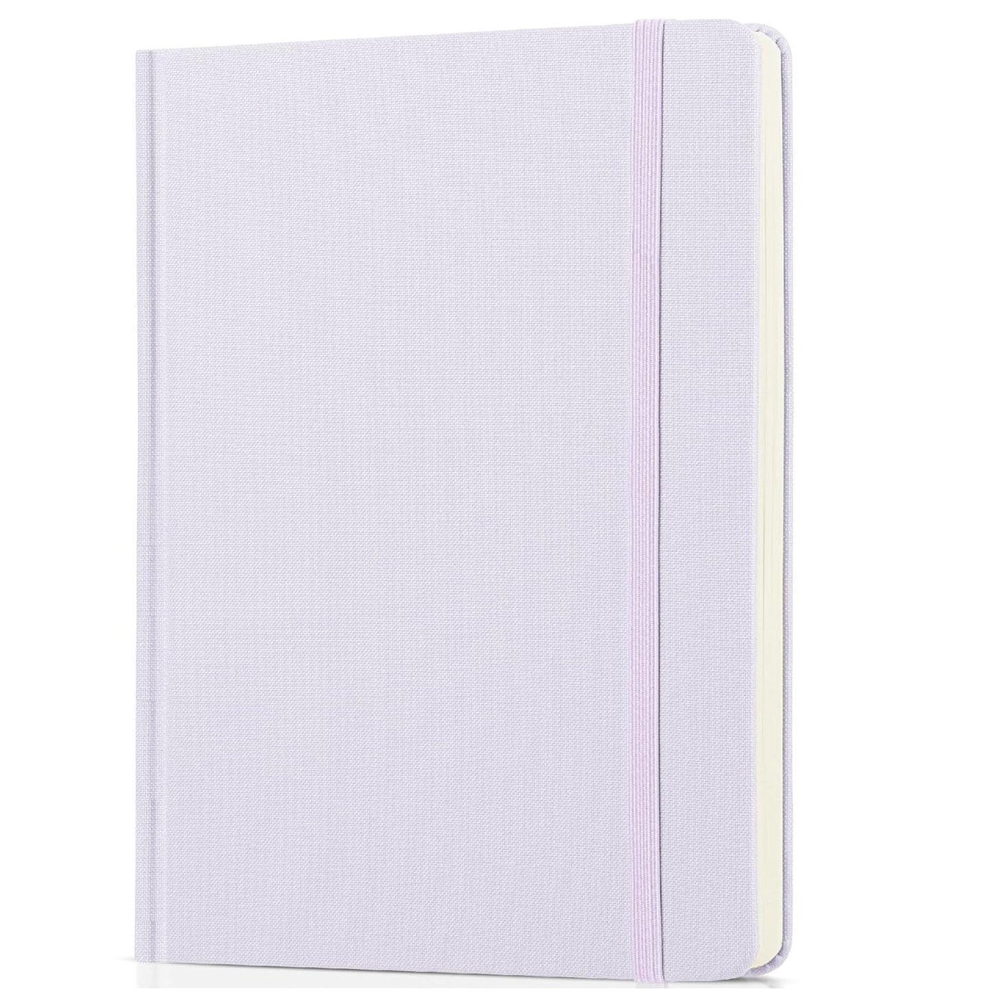 Customizable Dotted Journal Notebook, 5.7"x8.3", 160 Pages, Fabric Hardcover