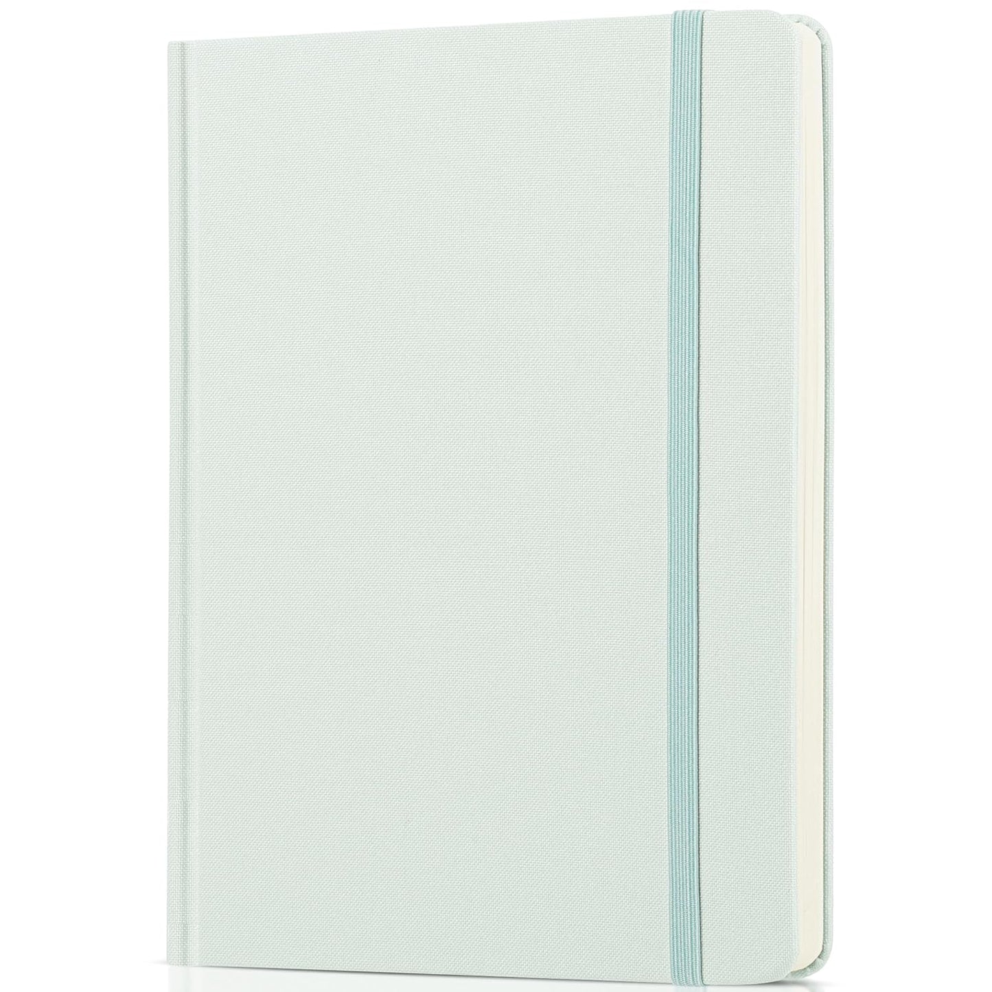 Customizable Dotted Journal Notebook, 5.7"x8.3", 160 Pages, Fabric Hardcover