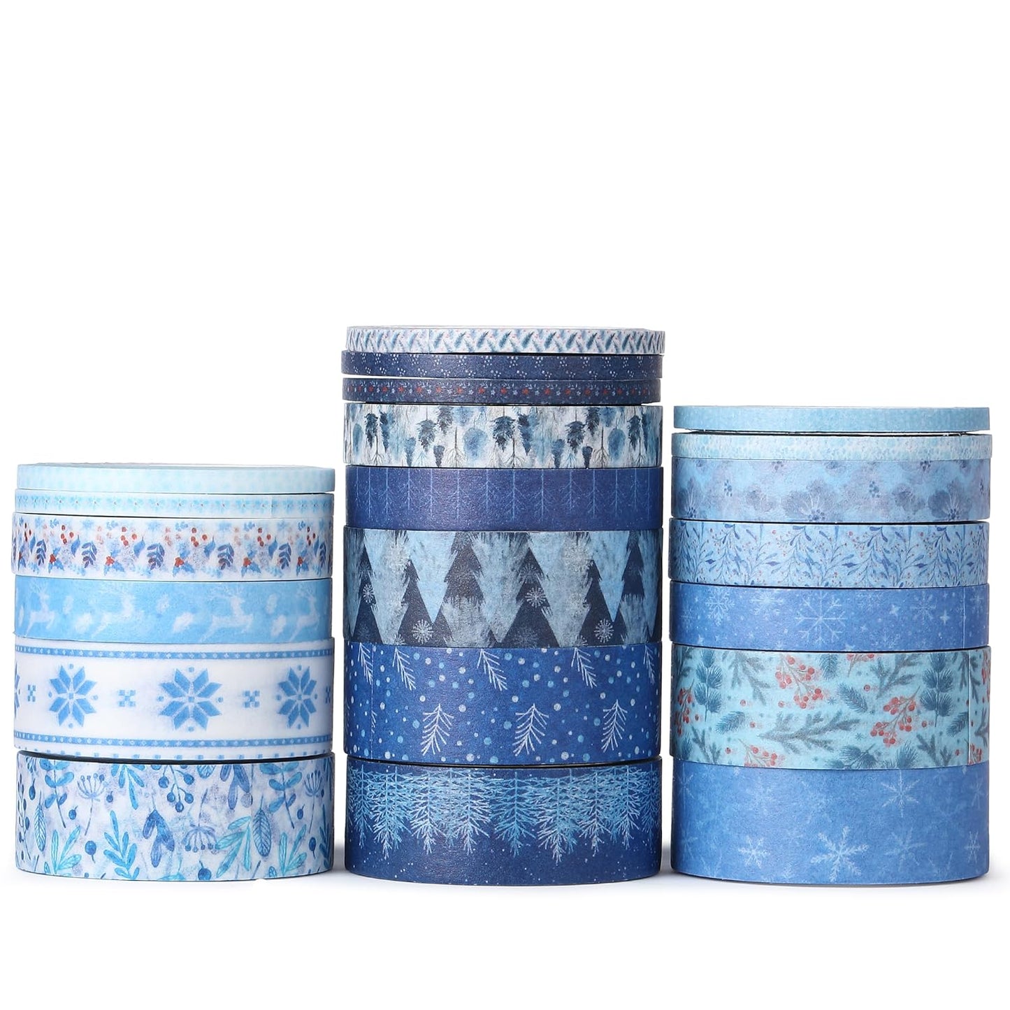 Mr. Pen- Washi Tape Set, 21 Rolls, Assorted Sizes, Ocean Breeze, Washi Tape for Journaling