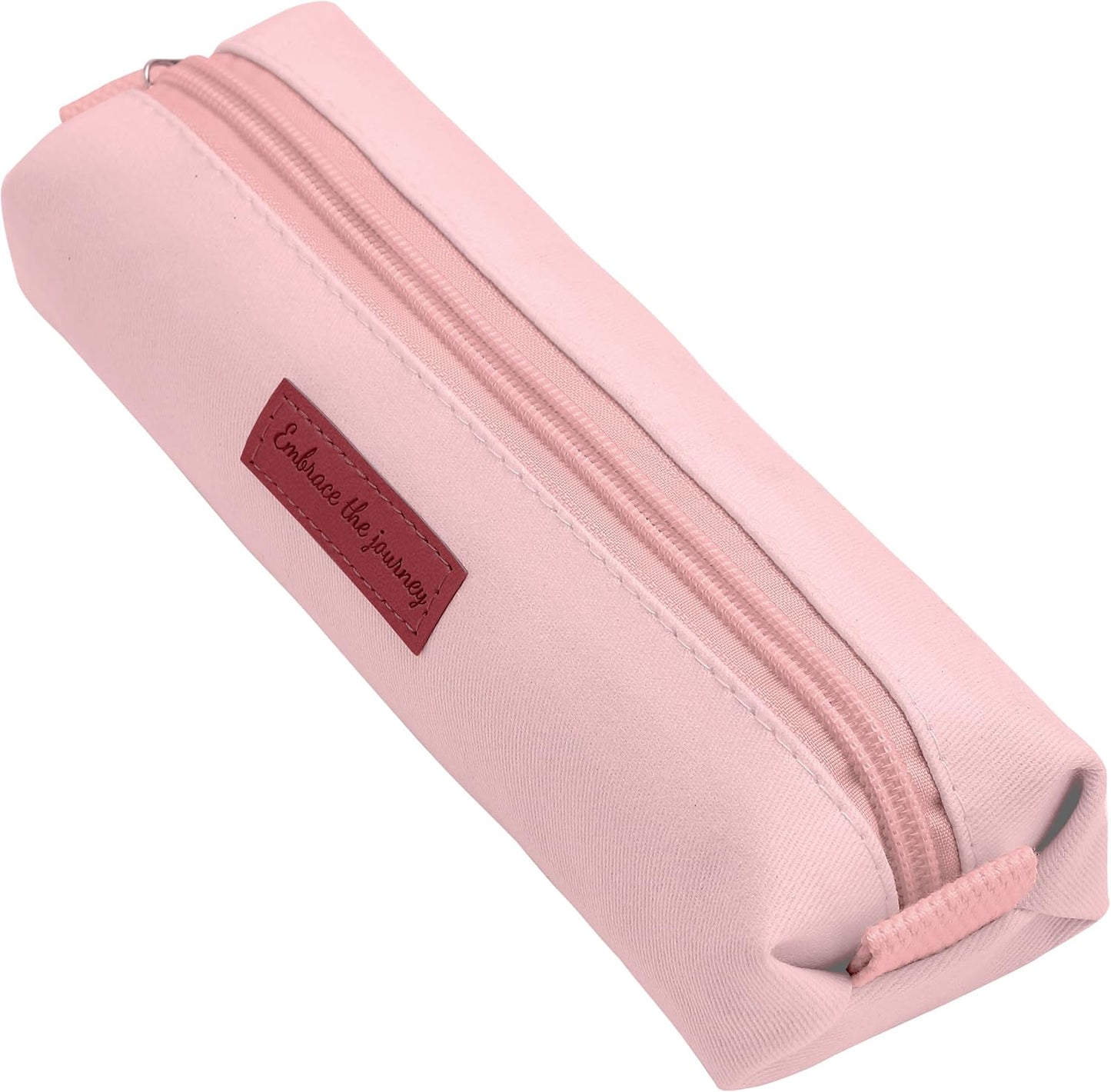 Mr. Pen- Cute Pencil Case Pouch, Pink Color, Multipurpose Canvas Bible Pencil Pouch