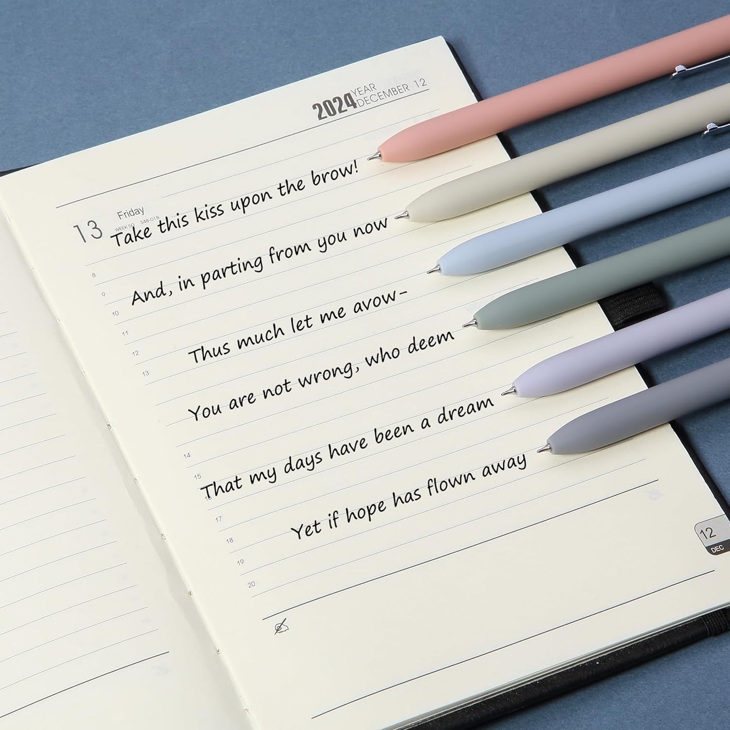 Customizable Retractable Cross Clip Pens, Black Ink, Fine Point 0.5mm, Assorted Color Barrels