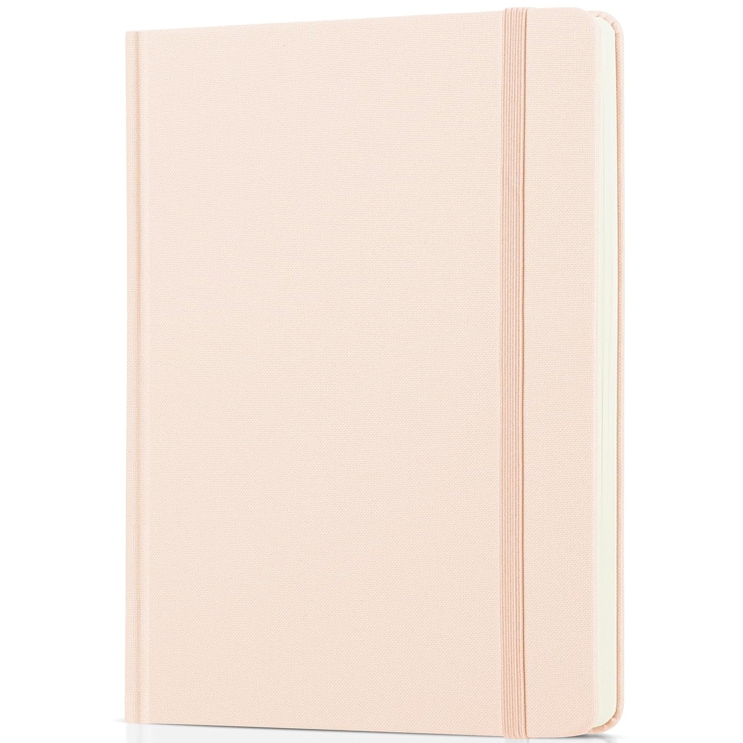 Customizable Dotted Journal Notebook, 5.7"x8.3", 160 Pages, Fabric Hardcover