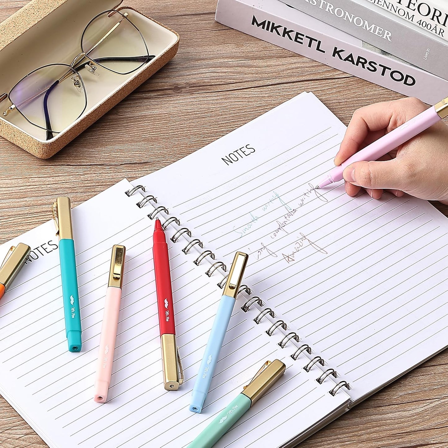 Mr. Pen- Aesthetic Pens, 0.7 mm Fine Point, 10 Pack, Assorted Color