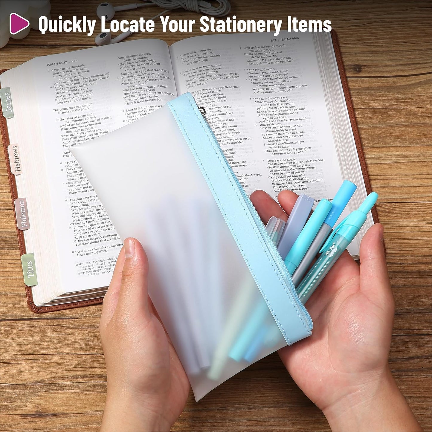 Bible Journaling Kit with Pouch, 10 Pack — Assorted Pens & Highlighters