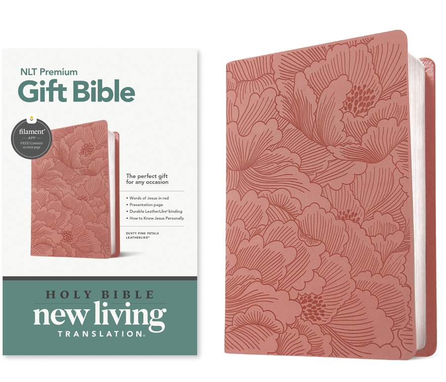 Premium Gift Bible NLT, Filament Enabled, Pink Pedals