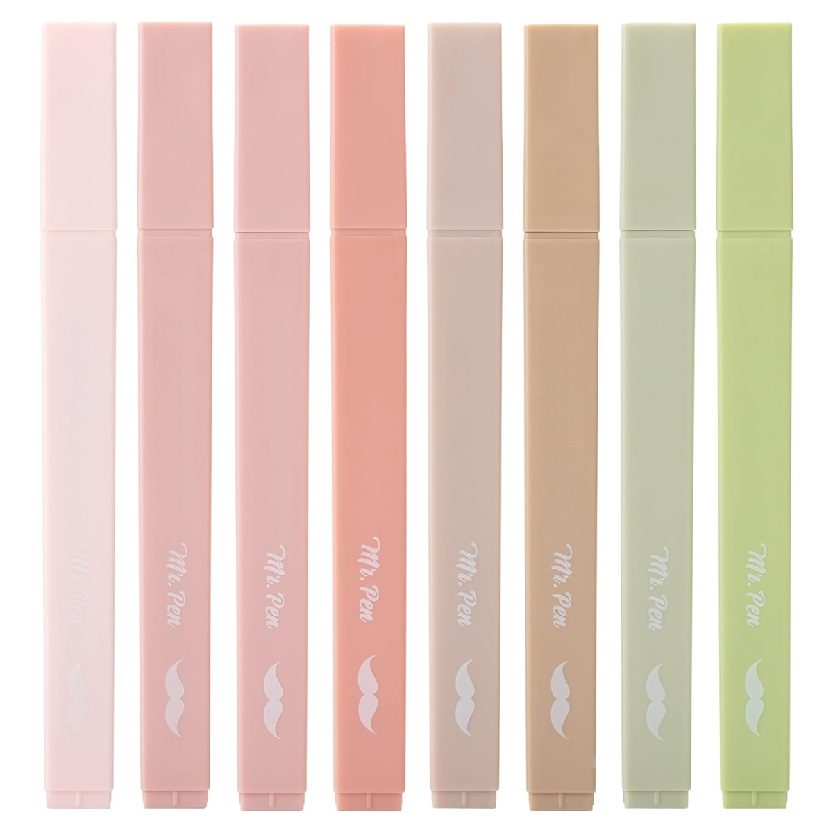 Aesthetic Highlighters, 16 or 8 pcs, Chisel Tip, Non Bleed