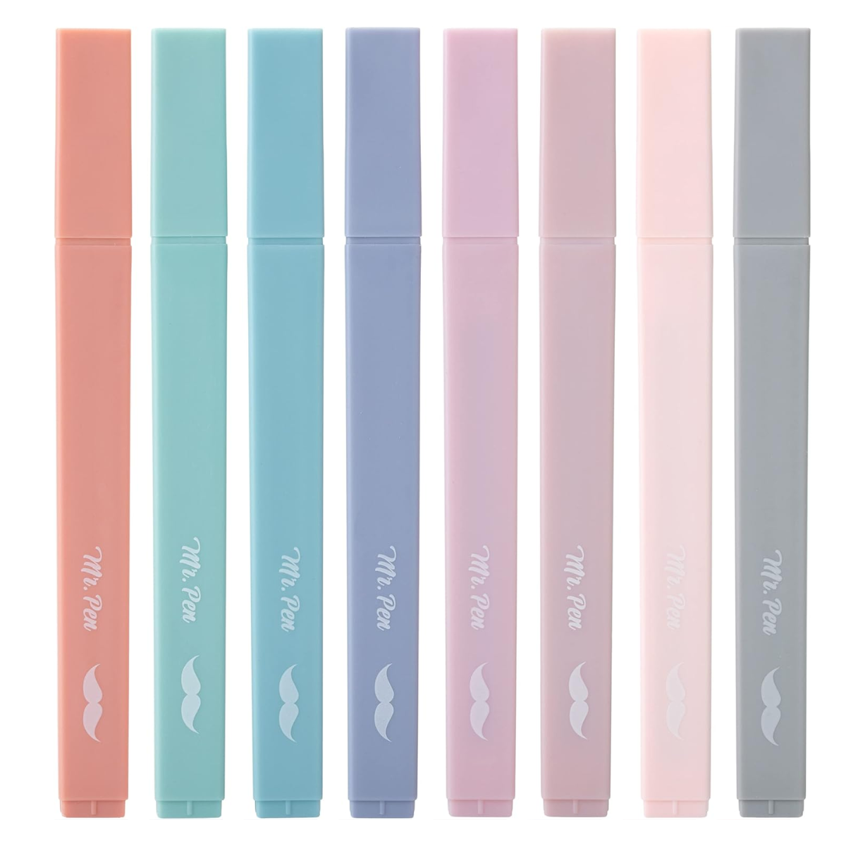 Aesthetic Highlighters, 16 or 8 pcs, Chisel Tip, Non Bleed