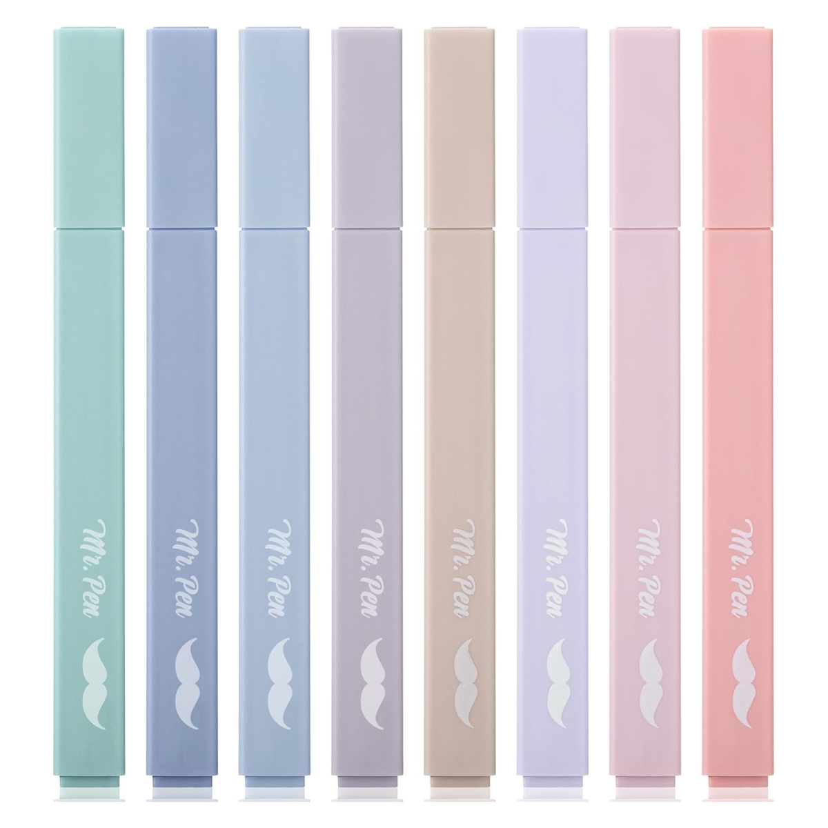 Aesthetic Highlighters, 16 or 8 pcs, Chisel Tip, Non Bleed