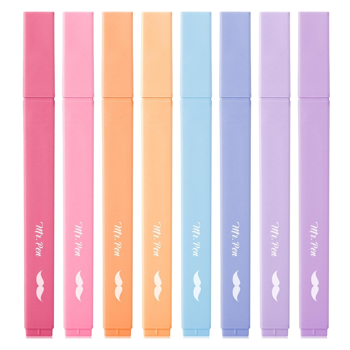 Aesthetic Highlighters, 16 or 8 pcs, Chisel Tip, Non Bleed