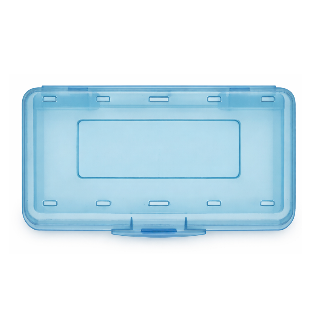 Mr. Pen - Personalized Pencil Box – Custom Name Blue or Pink Storage Pencil Case