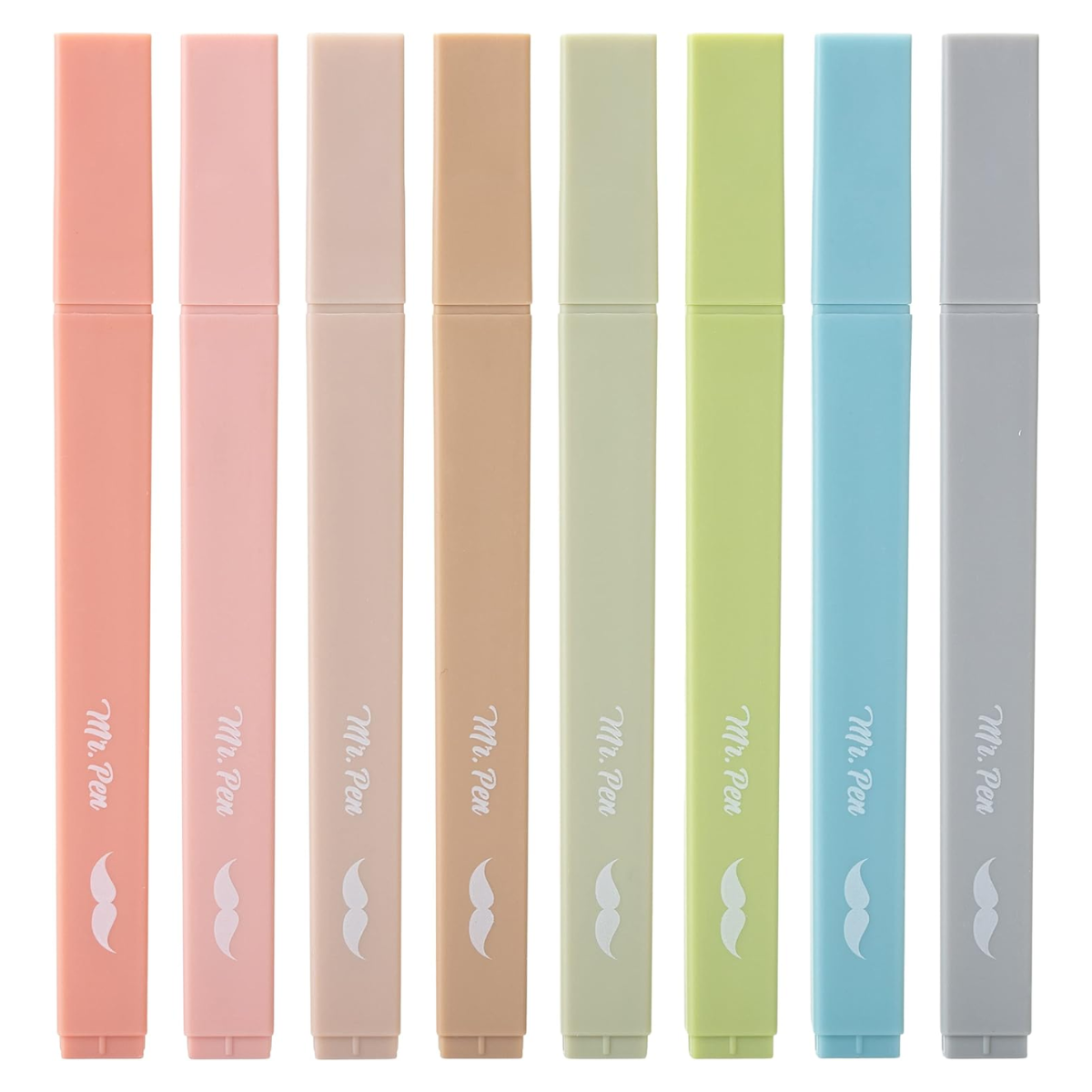Aesthetic Highlighters, 16 or 8 pcs, Chisel Tip, Non Bleed
