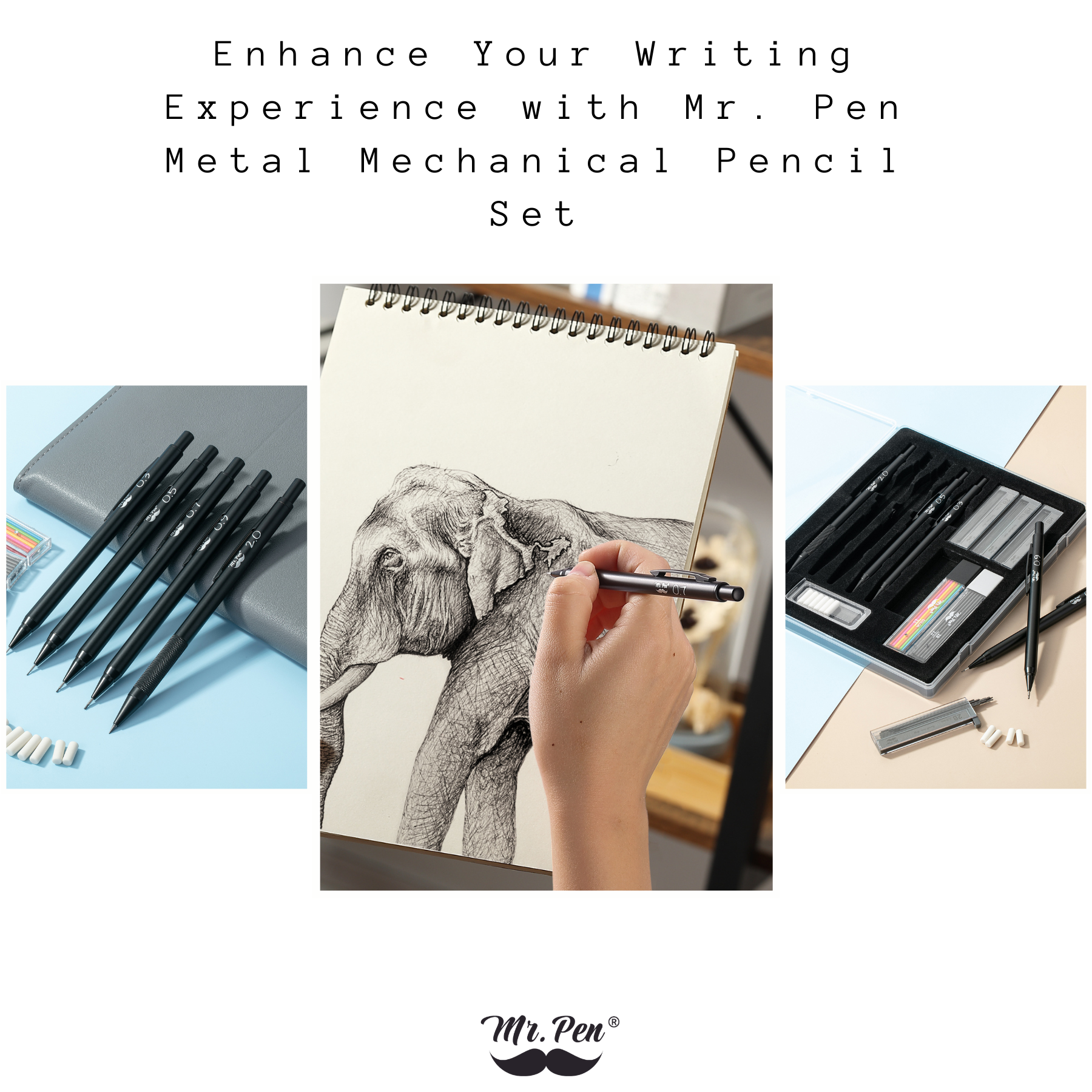 Enhance Your Writing Experience with Mr. Pen Metal Mechanical Pencil S