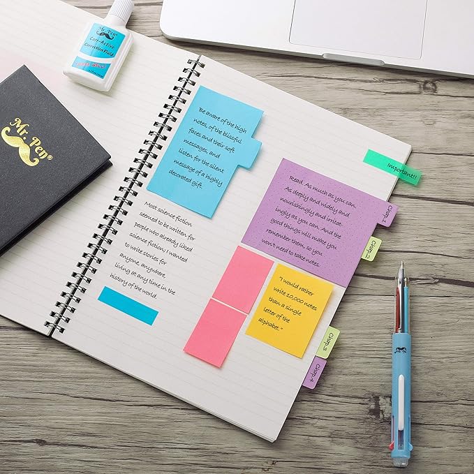Chapter Notes Numbers Color Coded How to Use Color-Coded Sticky Notes to Boost Productivity – Mr. Pen