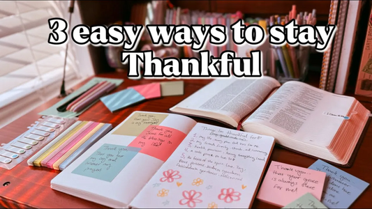3 Simple Ways to Practice Gratitude Daily!✨