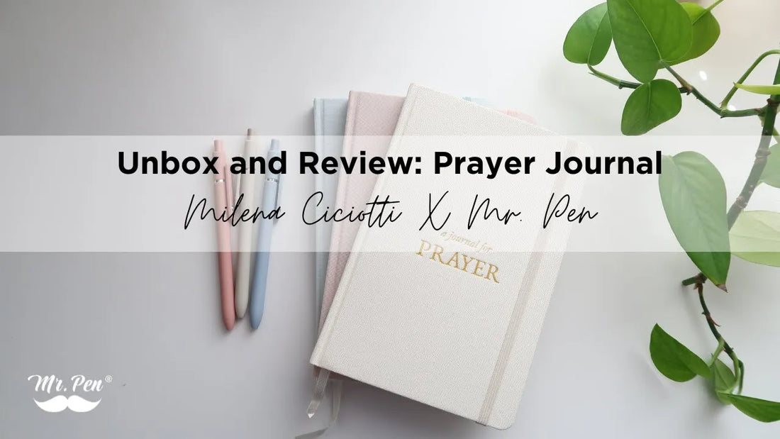 Prayer Journal Review: Milena Ciciotti's Collection With Mr. Pen