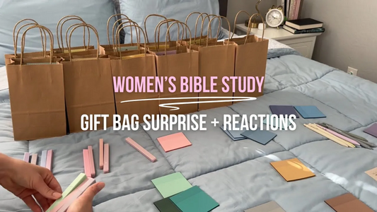 Women’s Bible Study Vlog: Gift Bag Surprise + Reactions