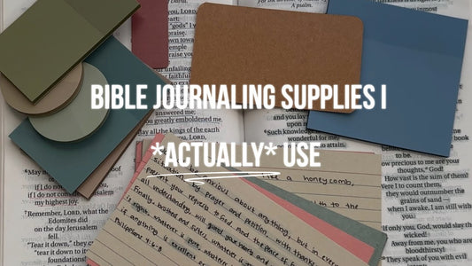 My Everyday Bible Journaling Essentials ✨