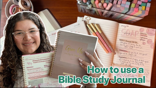 How to use a Bible study journal + basic Christian journaling guide