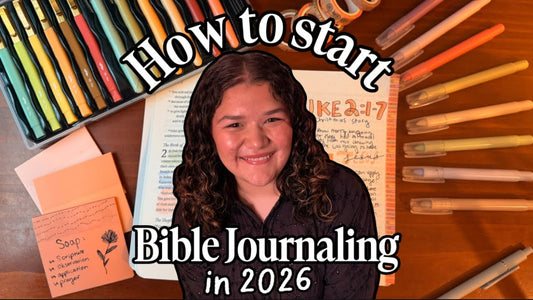 How to start Bible Journaling in 2026✨✝️