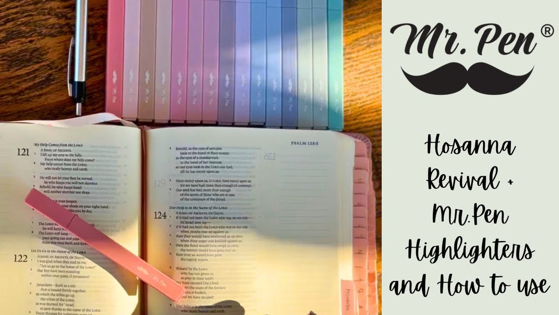 Hosanna Revival + Mr.Pen Highlighters and How to use