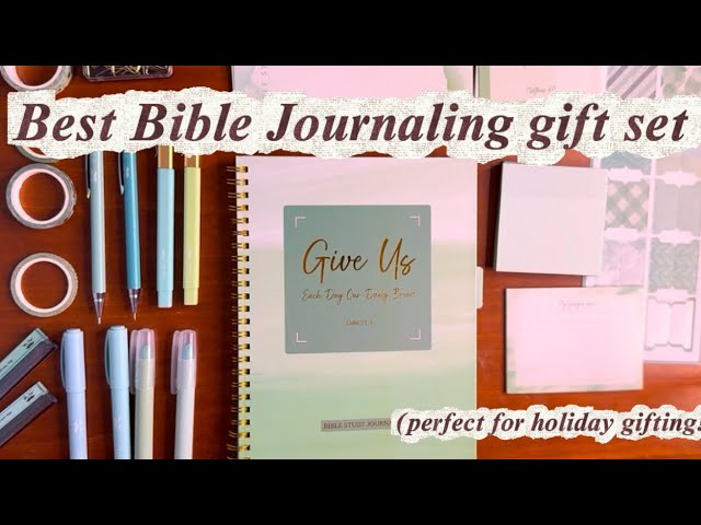 The BEST Bible Journaling gift set (perfect for holiday gifting!)✨