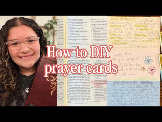 How to make Prayer Cards that uplift✉️ Easy DIY with a Purpose📚