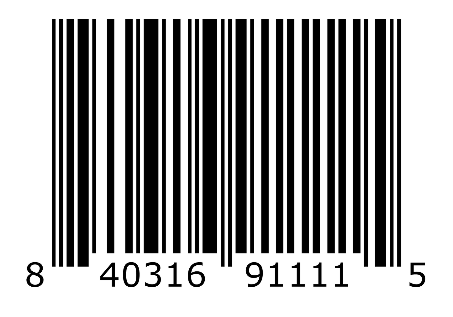 00840316911115 UPC-A SST1 APDR006M317