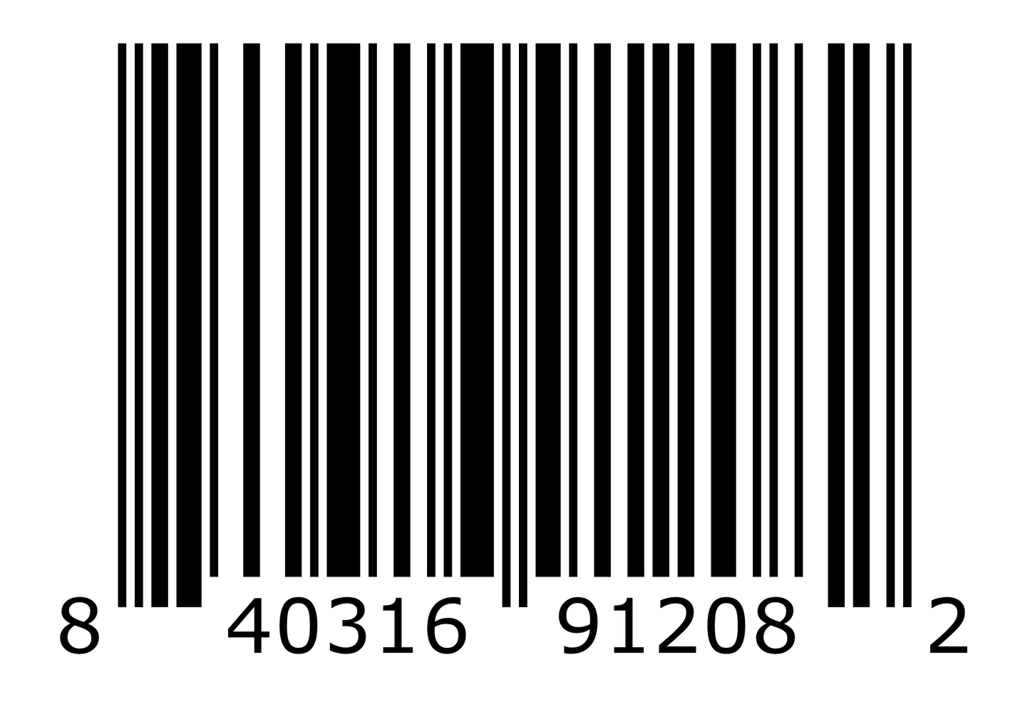 00840316912082 UPC-A SST1 KSEG002M320