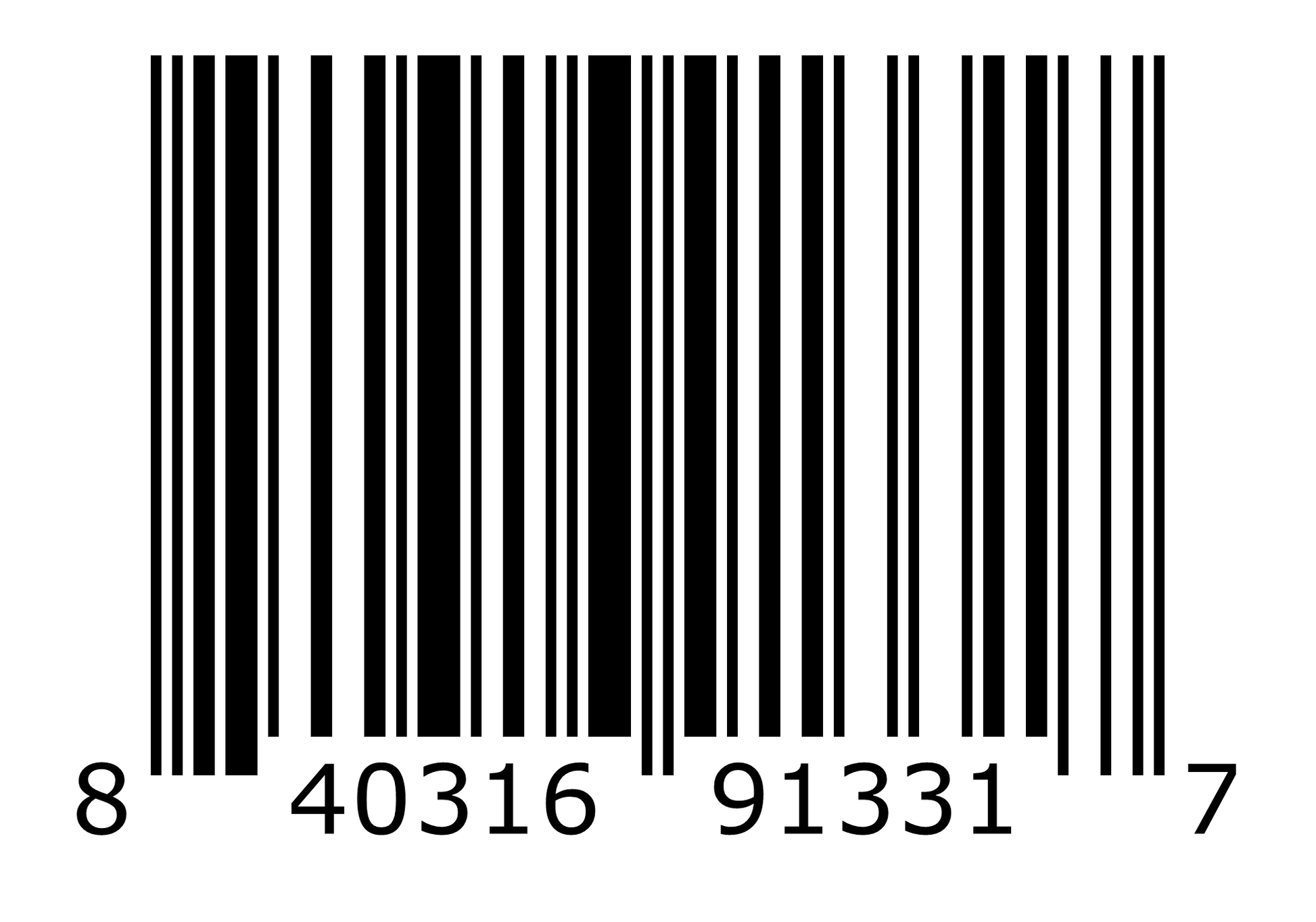 00840316913317 UPC-A SST1