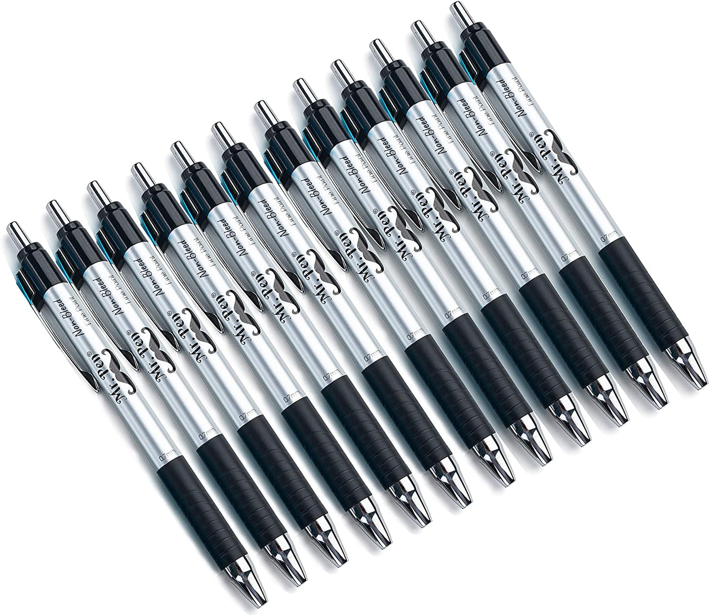 Pens, Black Pens, 12 Pack, Fast Dry, No Smear Pens, Bible Pens, Pens for Journaling, Pens No Bleed Through, Pens Fine Point, Journal Pens, Fine Tip, Planner Pens, Ball Point Journal Pens