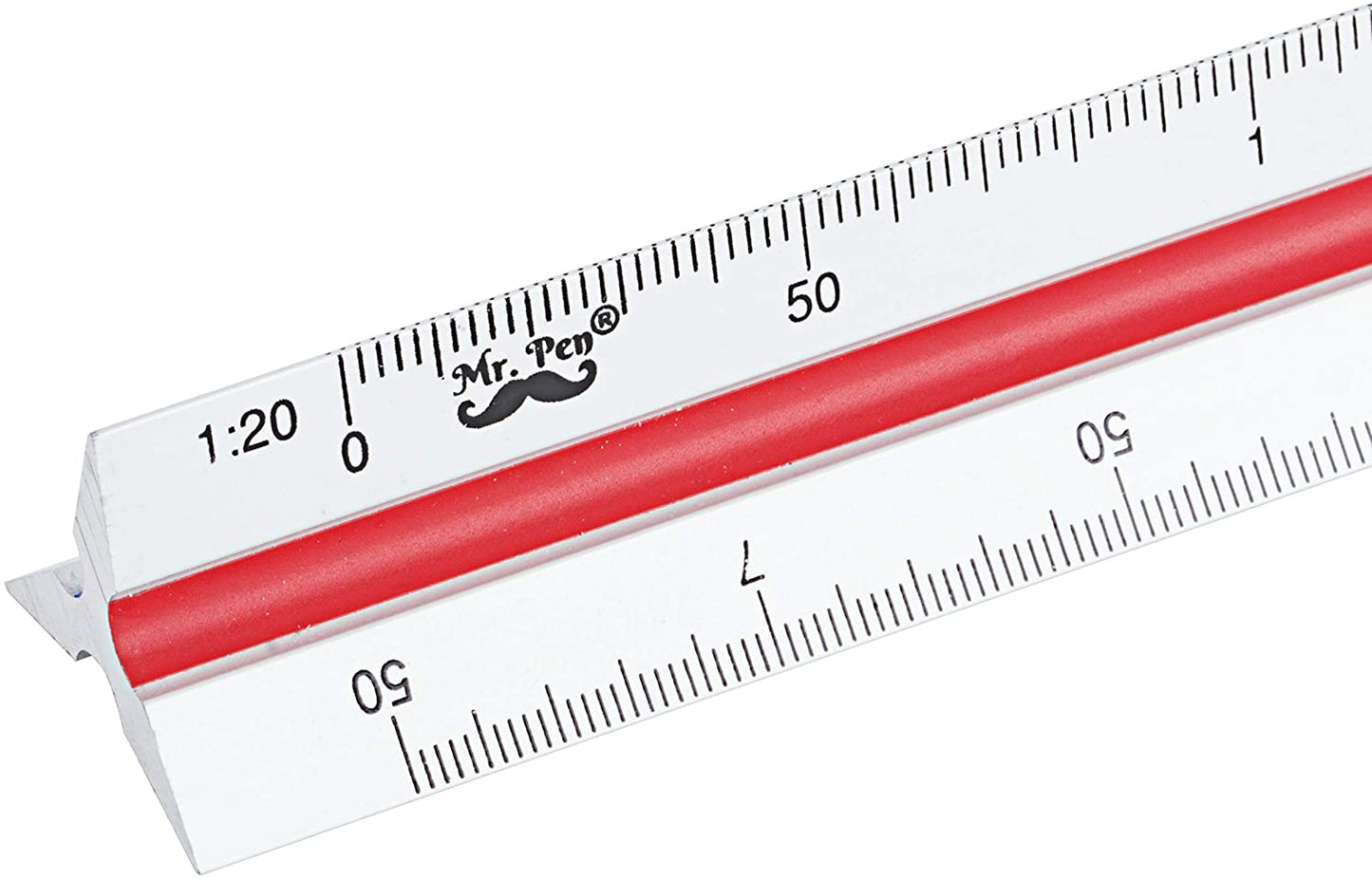 Triangular Scale Ruler Case Metric Drafting Ruler Architect's Triangular Scale Ruler - 30cm ...