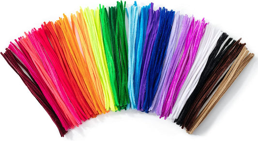 Pipe Cleaners, 324 pcs, 27 Colors, Chenille Stems, Pipe Cleaners Craft Supplies, Craft Pipe Cleaners, Chenille Stems Pipe Cleaners, Pipe Cleaners Bulk, Fuzzy Pipe Cleaners