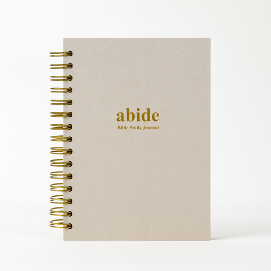 Mr. Pen- Abide Bible Study Journal – A5 Hardcover Journal with 240 Pages, 120gsm Paper, Gold Metal Spiral, Christian Gift for Women, SOAP Bible Study Method