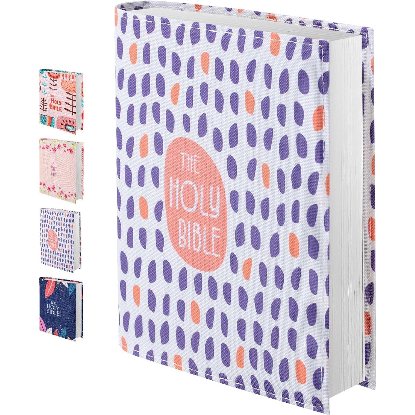 Bible Book Cover, 8" x 6.3", Bible Sleeve Cover, Book Covers for Bibles, Book Covers for Paperback Book Covers for Hardcover, Book Covers for Soft Cover Books