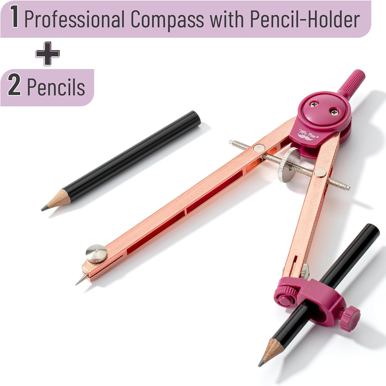 Mr. Pen Geometry Compasses for School & Drafting