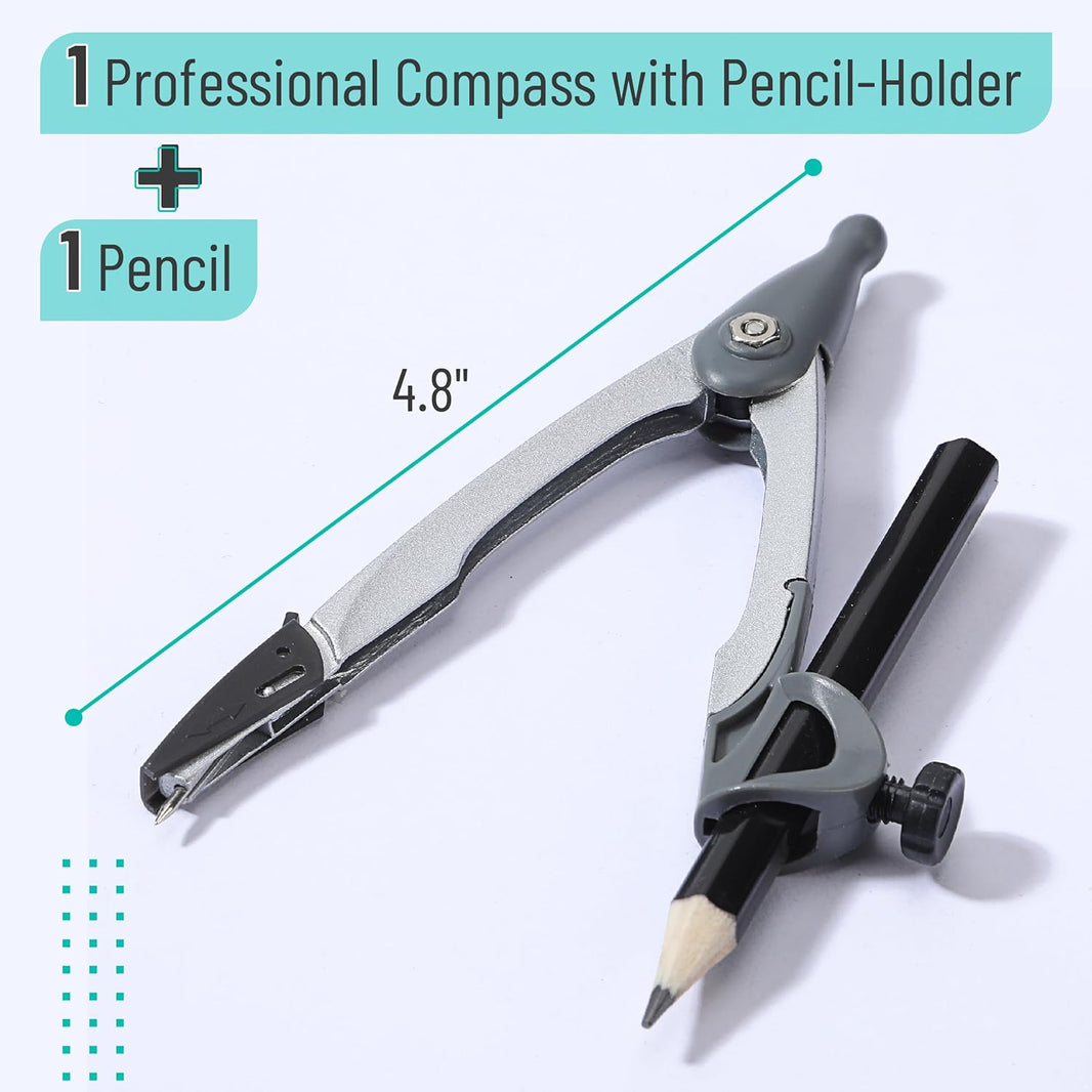 Mr. Pen Geometry Compasses for School & Drafting