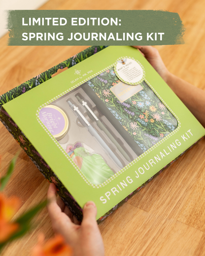 Selah by Mr. Pen Spring Bible Journaling Kit, Limited Edition, Journaling Kit with Highlighters, Gel Pens, Washi Tape, Sticky Notes, Stickers, Scented Candle, Bookmark, Spring Journaling Kit Gift Set