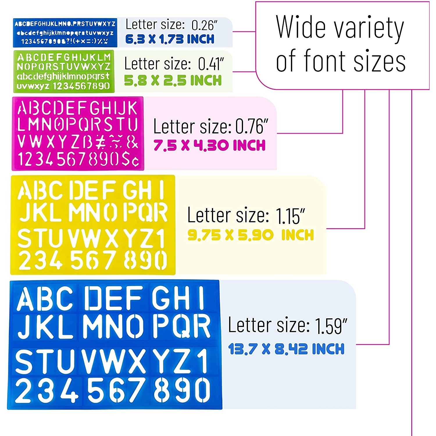 Mr. Pen Letters and Numbers Alphabet Templates, Letter Stencils, Pack mr-pen-letters-and-numbers-alphabet-templates-letter-stencils-pack