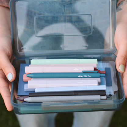 Bible Journaling Set – Gel Pens, Highlighters, Sticky Notes, Stickers & Pencil Case Options